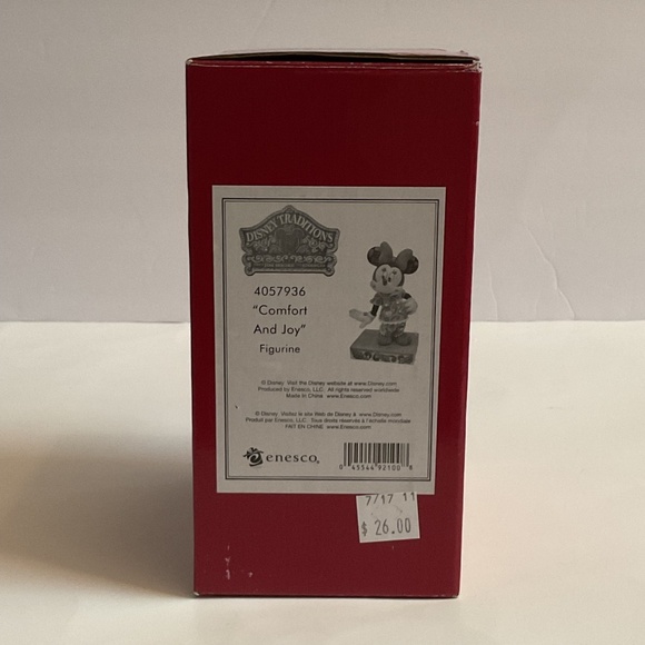 Jim Shore Disney Traditions "Comfort And Joy" Minnie Mouse #4057936 w Box Enesco - Picture 9 of 14
